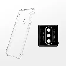 Capa Capinha P/ Samsung Galaxy A11 +pelicula Camera Nano Gel