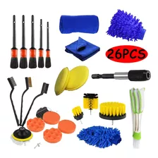 Kit De Cepillos Para Herramientas De Detalles Automotrices 2