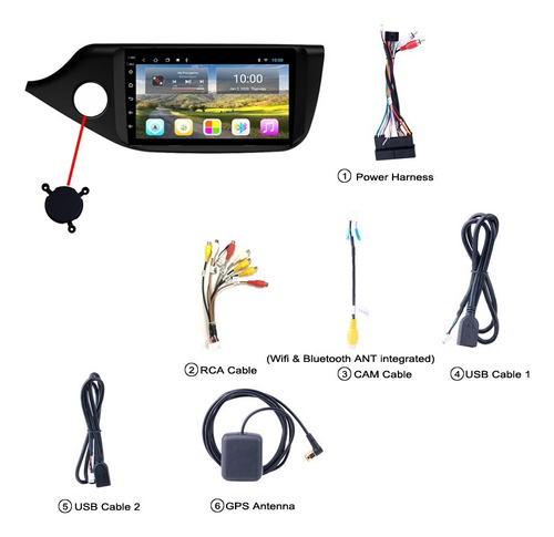 Autoestreo 2+32g Carplay Cmara Para Kia Ceed 2013-2015 Foto 7