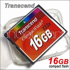  A64 Tarjeta Compact Flash 16gb Transcend 133x High Speed Cf