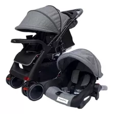 Coche Para Bebe Reversible+silla De Carro+cubrepie Envio Ya