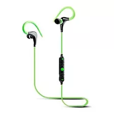 Fone Com Bluetooth Sport Intra-auricular Microfone Verde