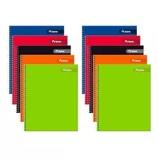10 Cuadernos Universitario Torre 100 Hojas 7mm Matemática Color Variados