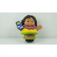 Boneca Havaiana - Coleção Little People Mattel Semi Nova