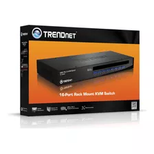 Trendnet Chaveador Kvm Usb 16 Portas Rack Mount Tk-1603r