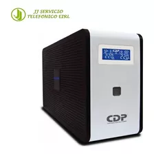 Cdp R-smart 2010i - Ups Interactivo 2000va 1200w - 10 Tomas Color Blanco Con Negro