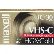 Fita Maxell Hgx-gold Vhs-c Lacrada