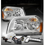 For 05 06 07 Dodge Magnum Chrome Headlight Lamp W/bumper Nnc