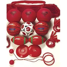 Sportime Recess Equipment Pack Rojo Grado 4