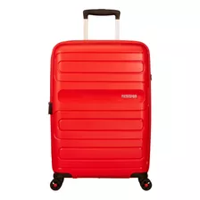 Maleta American Tourister Sunside Grande Color Rojo Lisa