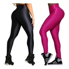 Kit 2 Calça Leg 3d Fitness Academia Cós Alto Frete Grátis