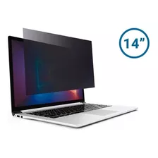 Filtro D Privacidade Notebook Laptop Tela 14 Proteção Brilho