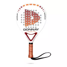 Paleta De Pádel Donnay Cyborg Pro White - Carbono 18k