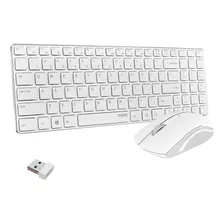 Combo De Teclado Inalámbrico Delgado Y Mouse Silencioso, 0.1