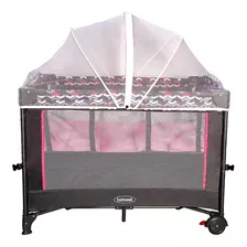 Cuna Corral Tipo Colecho Sleep Bebesit Color Rosa