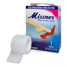 Fita Protetora Para Pés Transparente Missner - 10 Unidades