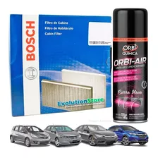 Filtro Cabine Ar Condicionado Honda City New Fit Hrv + Spray Higienizador