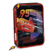 Cartuchera 2 Pisos Pvc Disney Cars Mcqueen Orig Cars Storm