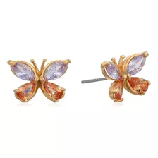 Pendientes Betsey Johnson Con Forma De Mariposa Con Circonit