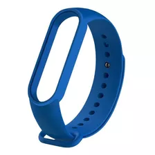 Malla Para Xiaomi Mi Band 5 Pulsera Correa Silicona Colores Color Azul