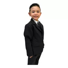 Terno Infantil Blazer+calça+camisa+cinto+gravata