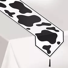 Impreso Cow Print Table Runner Party Accesorio 1 Cuenta 1pkg