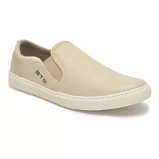 Sapatenis Masculino Slip On Em Couro Da Gts Promoção