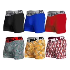 Kit Cueca Pitbull Box 5 Peças Plus Size Tamanho Extra Grande