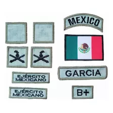Pack Parches Ejército Mexicano Te 3