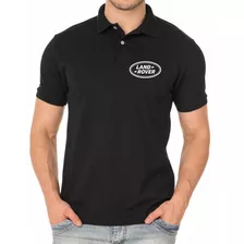 Camisa Polo Montadora Land Rover Bordada Peito E Costas