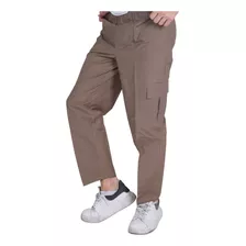 Pantalón Hombre Nautico Bolsillo Cargo Tela Gross Liviano