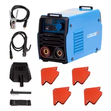 Kit Soldadora Inverter 120amp + 4 Escuadras Magneticas Logus