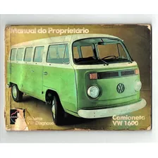 Manual Do Proprietario Volkswagen Kombi 1976 - Original