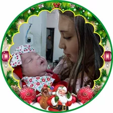 Bolas De Natal Personalizadas 7cm - 46 Unidades