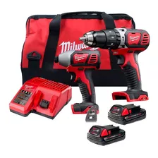 Kit Rotomartillo Y Llave De Impacto M18 Milwaukee 269722ct