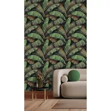 Papel De Parede Tropical Jardim Vertical Folha 1,0x2,5m Fd29