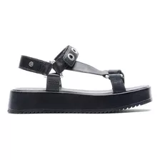 Sandalias Jhons Hush Puppies De Mujer Negras