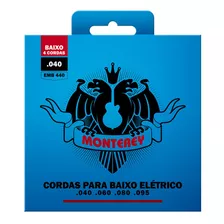 Cordas Contra Baixo Monterey By Solez 040 4 Cordas Ebm440