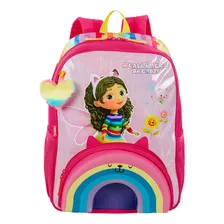 Mochila Casa Magica Gabby Rainbow Costas Sestini Colorido