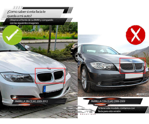 Facia Lip Bumper Bmw Serie 3 E90 Estilo M4 2009-2012 Foto 7