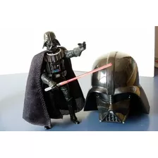 Coleção Star Wars Darth Vader + Cabeça Case Filme Hasbro 30