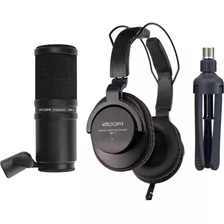 Zoom Zdm1pmp Kit Microfono Auricular Ideal Podcast