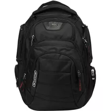 Mochila Ogio Renegade, Diseño Moderno, Negro, Cap 29.5 L