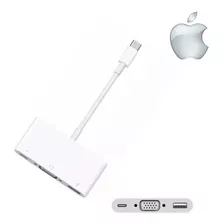 Cable Adaptador Multip A1620 Usb-c A Vga 1080p + Usb + Usb-c