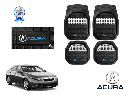 Tapetes 3d Logo Acura + Cubre Volante Tsx 2009 A 2013 2014 Foto 2