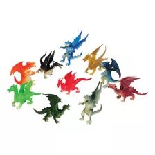 U.s. Toy - Figuras De Acción De Mini Dragón De Colores Su.