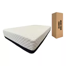 Colchon Individual Tibet Con Memory Foam Altura 25 Cm 