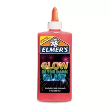 Cola Elmers Slime Glow In Dark Glue Brilha No Escuro 266ml