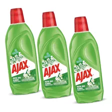 Limpador Ajax Flores Do Campo 500ml Kit 3