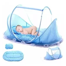 Mosquitero Plegable Para Bebe -colores Azul Y Rosado